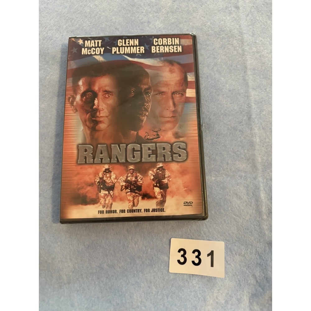 Rangers DVD 2002 Action Movie Glenn Plummer Matt McCoy Sensormatic Edition NEW